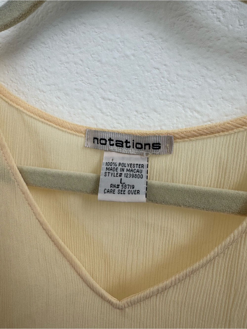 Notations Tank Top - Picture 3 of 3